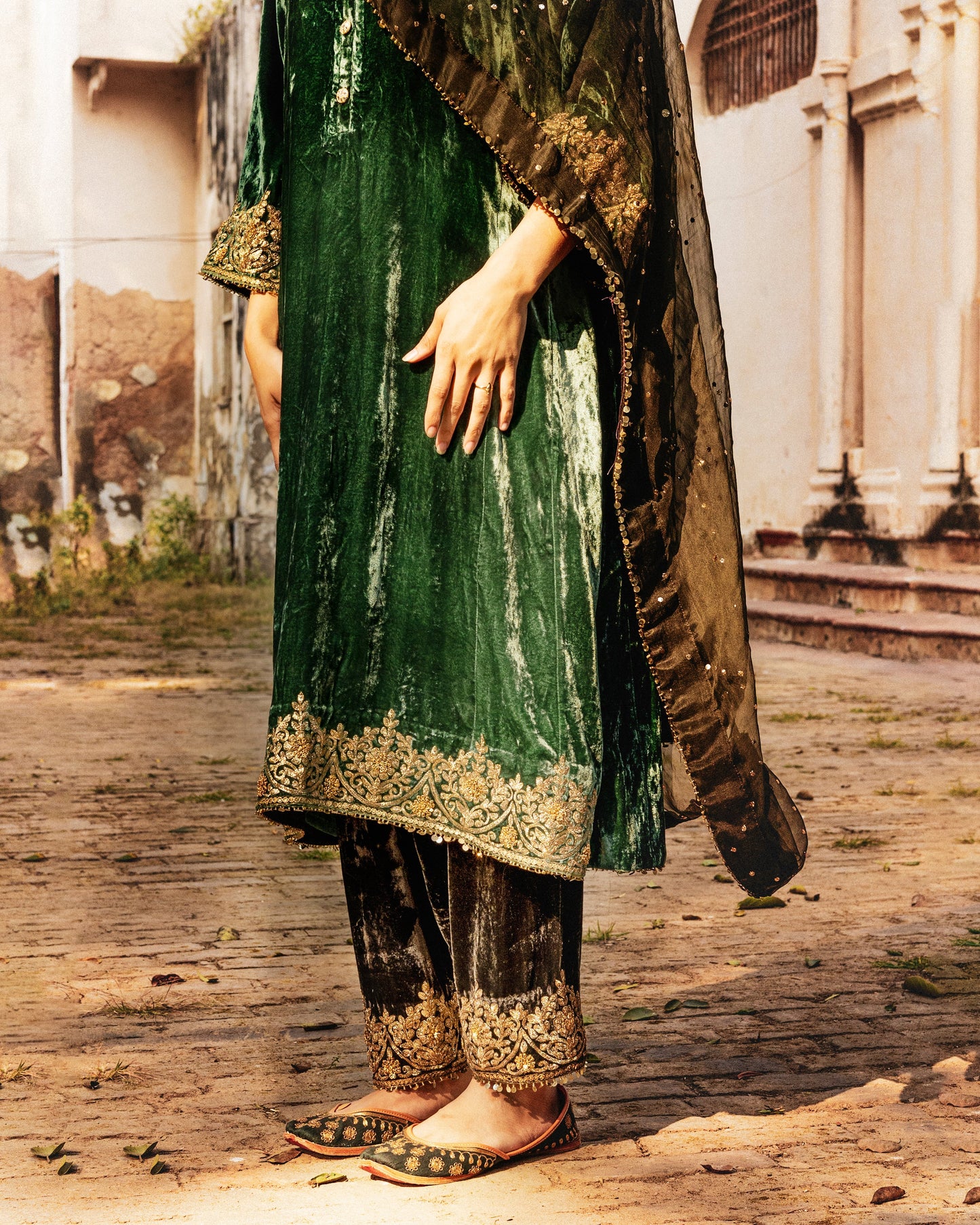 Green Kurta