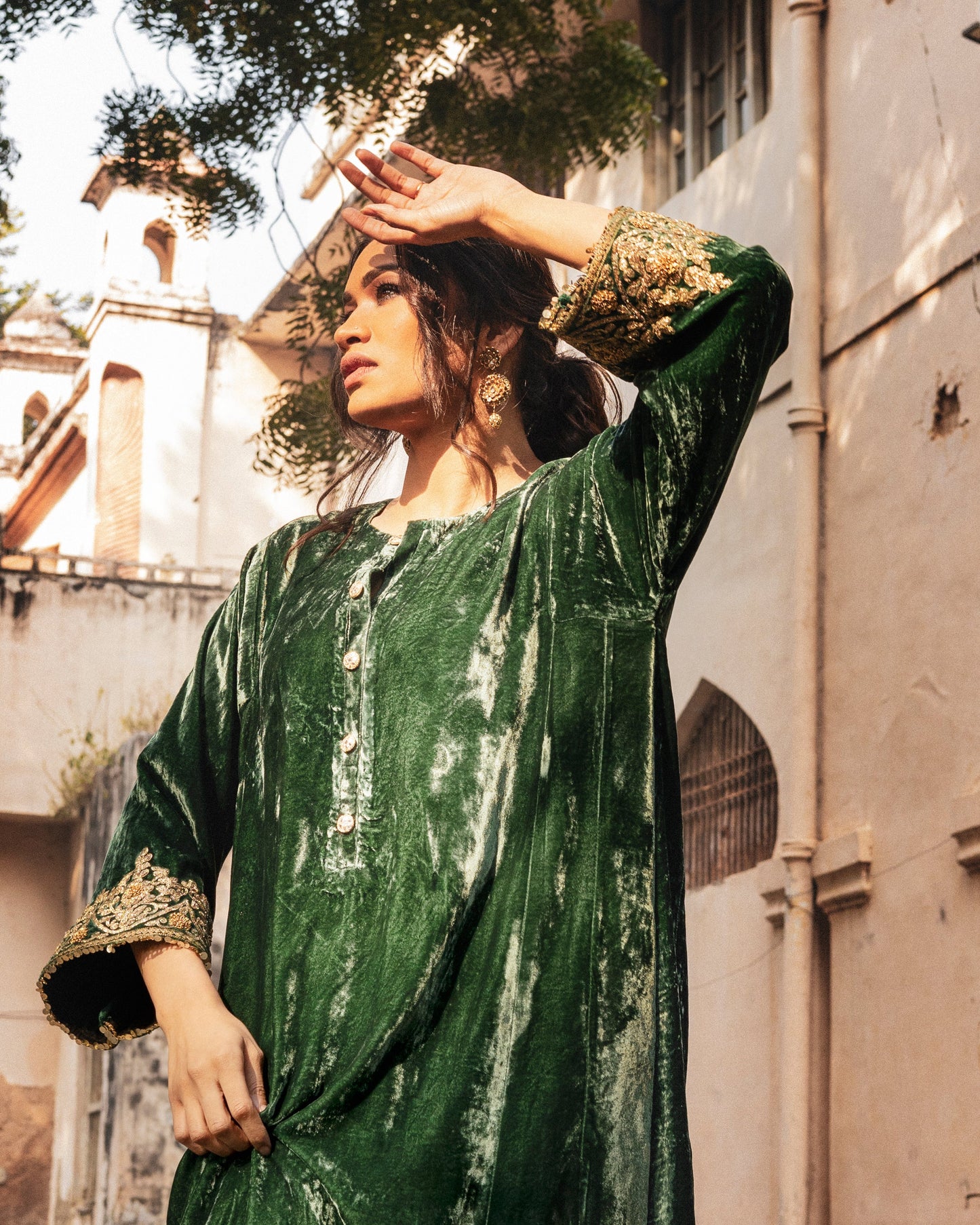 Green Kurta