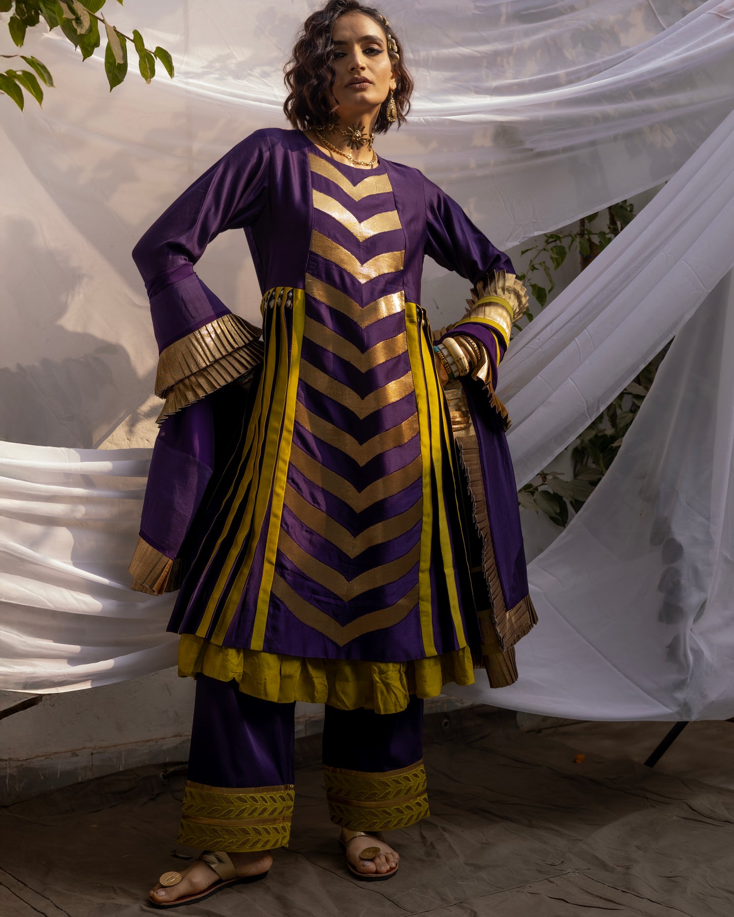 Zoya - Citroen Green and Purple