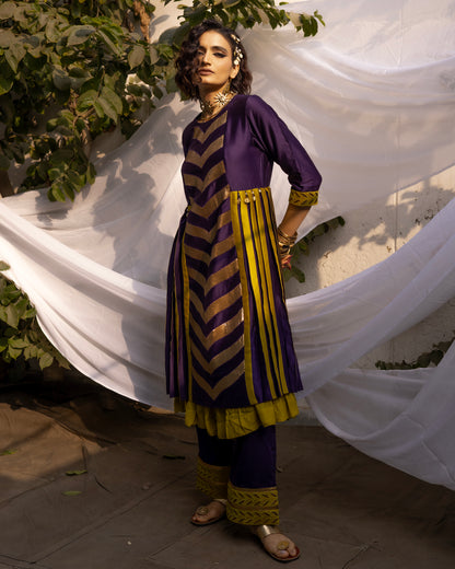 Zoya - Citroen Green and Purple